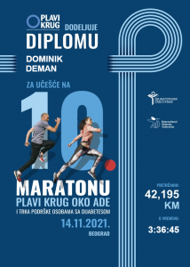 Dominik Deman (Maraton Plavi krug oko Ade)
