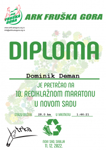 diploma, 10 reciklažni m.